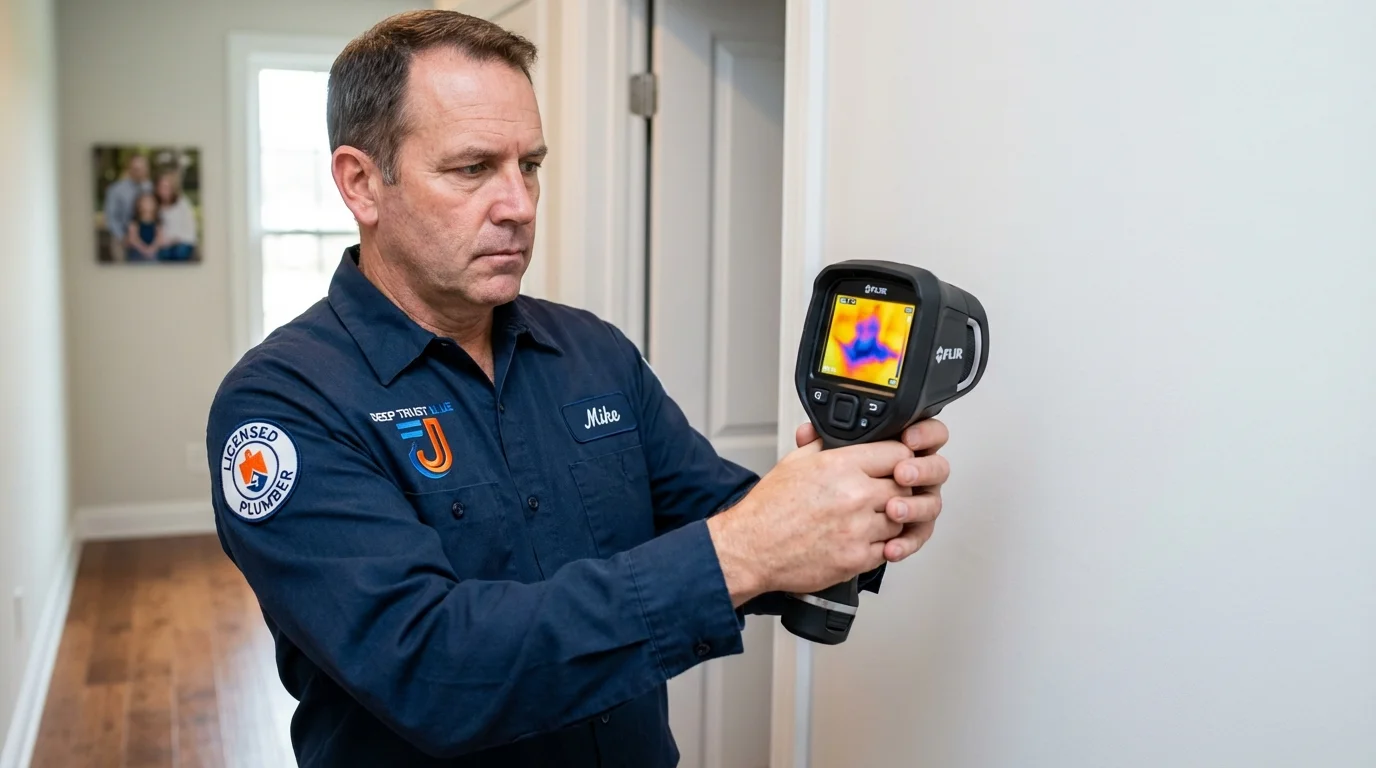 Thermal imaging leak detection by Johns Plumbing LLC in Seagoville
